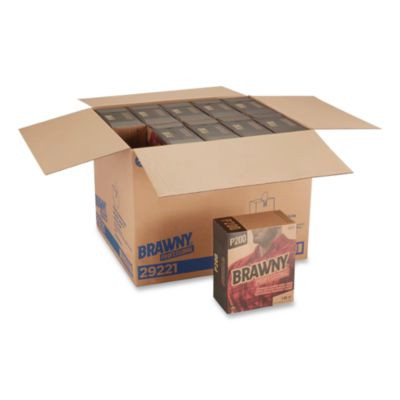 Light Duty Paper Wipers, 2-Ply, 8 x 12.5, White, 148/Box, 20 Boxes/Carton