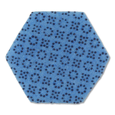 Low Scratch Scour Sponge 3000Hex, 4.45 X 3.85, Blue, 16/Carton