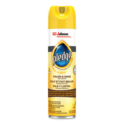 Furniture Polish, Lemon Scent, 14.2 Oz Aerosol Spray, 6/Carton
