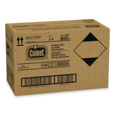 Disinfecting Cleaner With Bleach, Fresh Scent, 32 Oz Bottles, 8 Bottles And 2 Trigger Sprayers/Carton