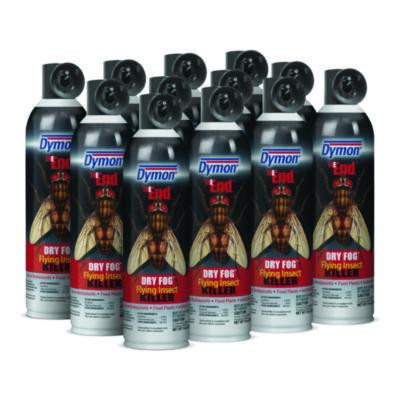 The End. Dry Fog Flying Insect Killer, 14 Oz Aerosol Spray, 12/Carton