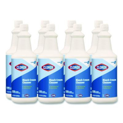Cloroxpro Bleach Cream Cleanser, 32 Oz Bottle, 8/Carton