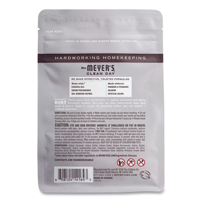 Automatic Dish Detergent, Lavender, 12.7 Oz Pack, 20/Pack, 6 Packs/Carton