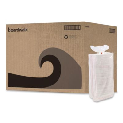 Paper Food Baskets, 3 Lb Capacity, Red/White, 500/Carton