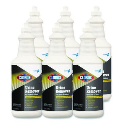 Cloroxpro Urine Remover For Stains And Odors, 32 Oz Pull Top Bottle, 6/Carton