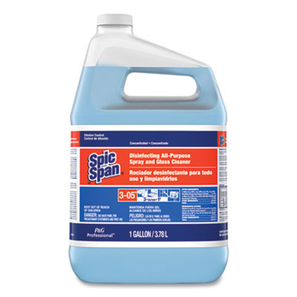 Disinfecting All-Purpose Spray And Glass Cleaner, Concentrated, 1 Gal, 2/Carton