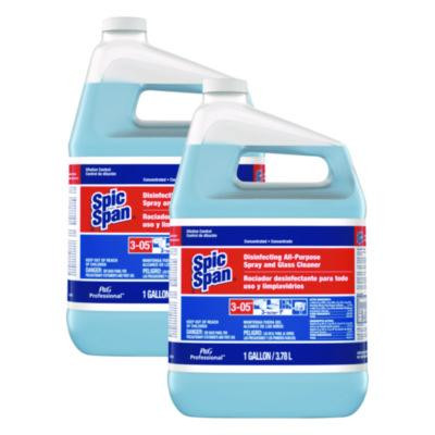 Disinfecting All-Purpose Spray And Glass Cleaner, Concentrated, 1 Gal, 2/Carton