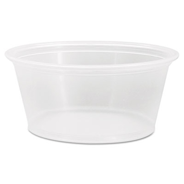 Conex Complements Portion/Medicine Cups, 3.25 Oz, Plastic, Clear, 125/Bag, 20 Bags/Carton