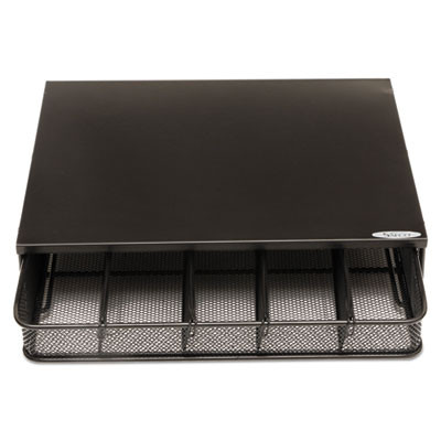 One Drawer Hospitality Organizer, 5 Compartments, 12.5 x 11.25 x 3.25, Black