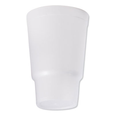 Foam Drink Cups, 32 Oz, White, 16/Bag, 25 Bags/Carton