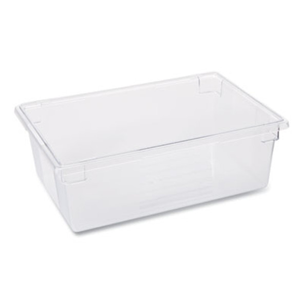 Food/Tote Boxes, 12.5 Gal, 26 x 18 x 9, Clear, Plastic