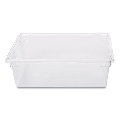 Food/Tote Boxes, 12.5 Gal, 26 x 18 x 9, Clear, Plastic