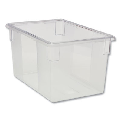 Food/Tote Boxes, 21.5 Gal, 26 x 18 x 15, Clear, Plastic
