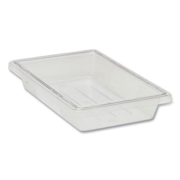Food/Tote Boxes, 5 Gal, 12 x 18 x 9, Clear, Plastic