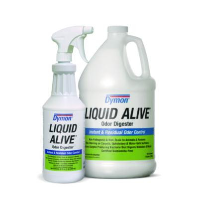 Liquid Alive Odor Digester, 1 Gal Bottle, 4/Carton