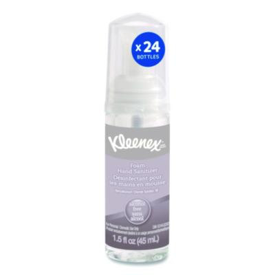 Alcohol-Free Foam Hand Sanitizer, 1.5 Oz Pump Bottle, Unscented, 24/Carton