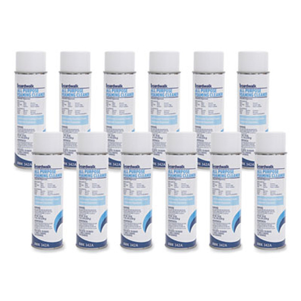 All-Purpose Foaming Cleaner With Ammonia, 19 Oz Aerosol Spray, 12/Carton