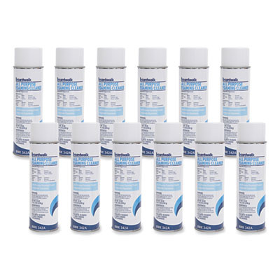 All-Purpose Foaming Cleaner With Ammonia, Fragrance-Free, 19 Oz Aerosol Spray, 12/Carton