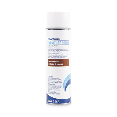 Furniture Polish, Lemon Scent, 19 Oz Aerosol Spray, 12/Carton