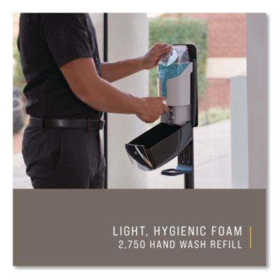 Enriched-Foam Soap Refill, Vanilla/White Peach Scent, 1,300 Ml, 3/Carton