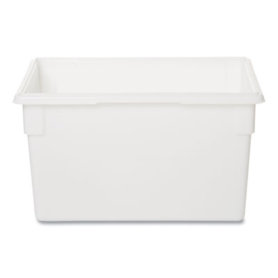Food/Tote Boxes, 21.5 Gal, 26 x 18 x 15, White, Plastic