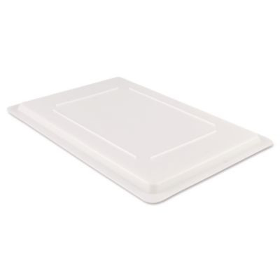 Food/Tote Box Lids, 26 x 18, White, Plastic
