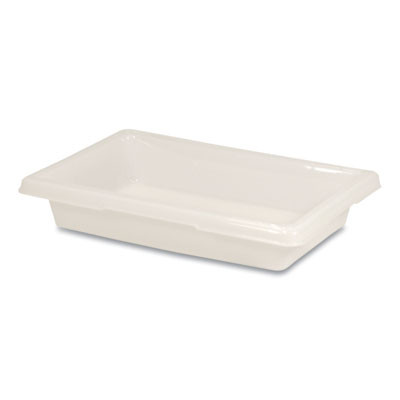 Food/Tote Boxes, 2 Gal, 18 x 12 x 3.5, White, Plastic