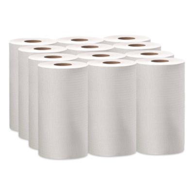 General Clean X60 Cloths, Small Roll, 9.8 x 13.4, White, 130/Roll, 12 Rolls/Carton