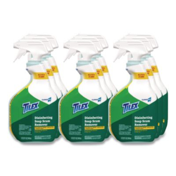 Cloroxpro Disinfecting Soap Scum Remover Spray, 32 Oz Smart Tube Spray, 9/Carton