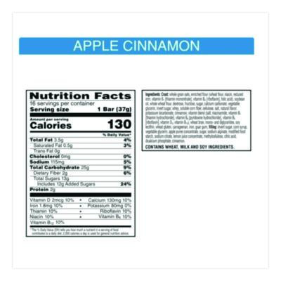 Nutri-Grain Soft Baked Breakfast Bars, Apple-Cinnamon, Indv Wrapped 1.3 Oz Bar, 16/Box