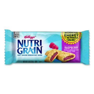 Nutri-Grain Soft Baked Breakfast Bars, Raspberry, Indv Wrapped 1.3 Oz Bar, 16/Box