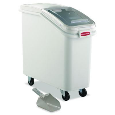 Prosave Mobile Ingredient Bin, 20.57 Gal, 13.13 x 29.25 x 28, White, Plastic