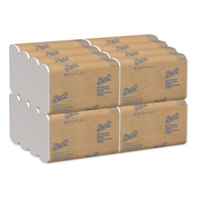 Essential Multi-Fold Towels, 1-Ply, 8 x 9.4, White, 250/Pack, 16 Packs/Carton