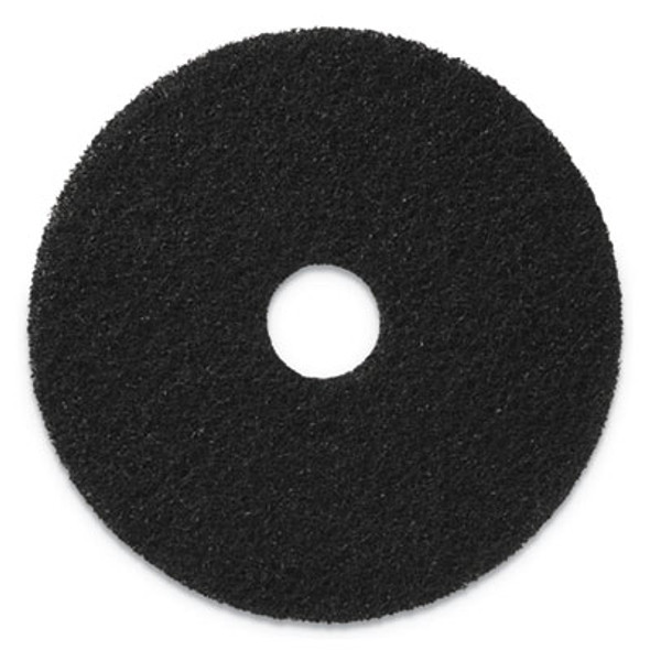 Stripping Pads, 20" Diameter, Black, 5/Carton
