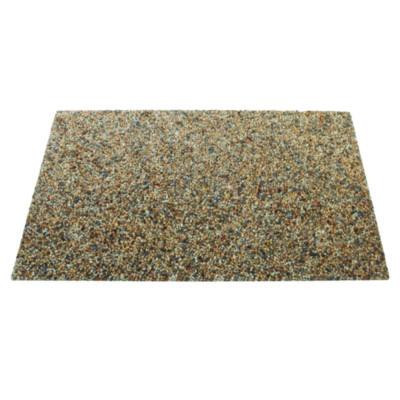 Landmark Series Aggregate Panel, For 50 Gal Classic Container, 34.3 X 20.7 X 0.38, Stone, River Rock, 4/Carton