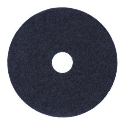 Stripping Floor Pads, 14" Diameter, Black, 5/Carton