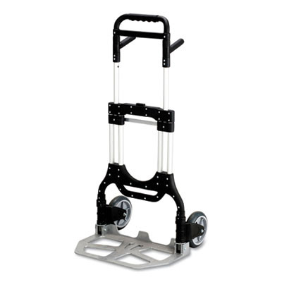 Stow-Away Heavy-Duty Hand Truck, 500 Lb Capacity, 23 X 24 X 50, Aluminum