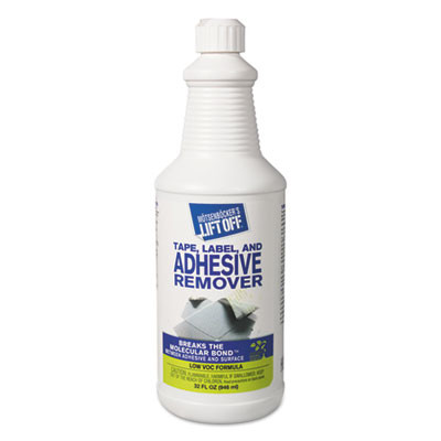 Tape, Label And Adhesive Remover, 32 Oz Pour Bottle, 6/Carton