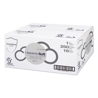 Heavenly Soft Standard Multi-Fold Towels, 1-Ply, 9.49 x 9.25, White, 250/Pack, 16 Packs/Carton