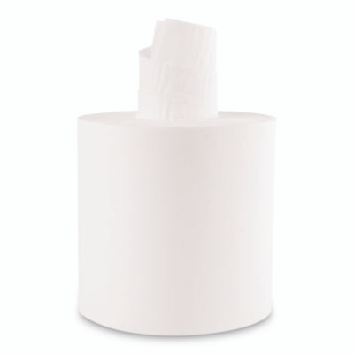 Center-Pull Roll Towels, 2-Ply, 7.6 x 8.9, White, 600/Roll, 6/Carton