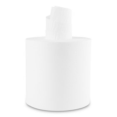 Center-Pull Roll Towels, 2-Ply, 7.6 x 8.9, White, 600/Roll, 6/Carton