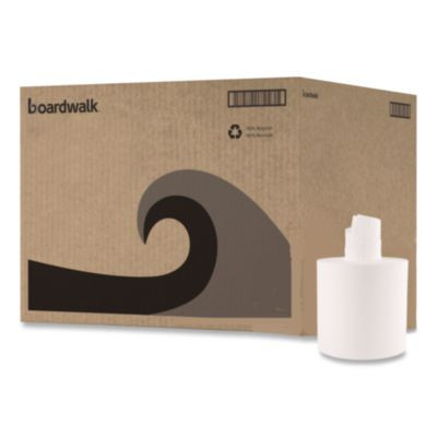 Center-Pull Roll Towels, 2-Ply, 7.6 x 8.9, White, 600/Roll, 6/Carton