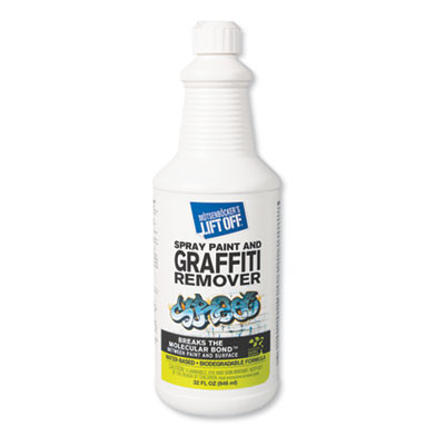 4 Spray Paint Graffiti Remover, 32Oz, Bottle, 6/Carton