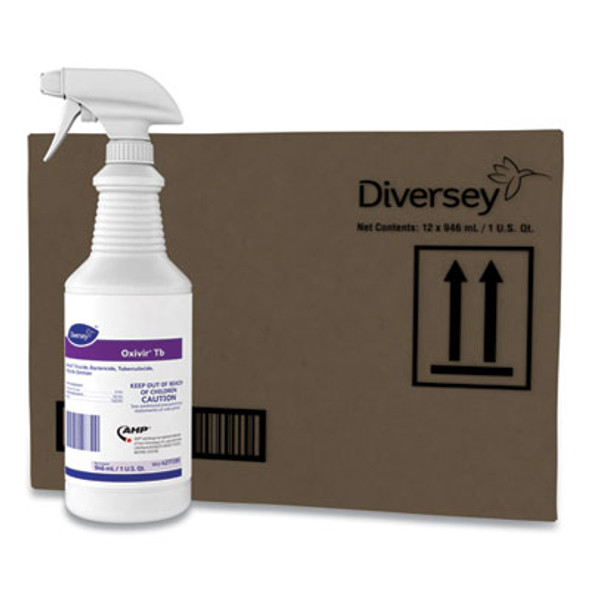 Oxivir Tb One-Step Disinfectant Cleaner, 32 Oz Bottle, 12/Carton