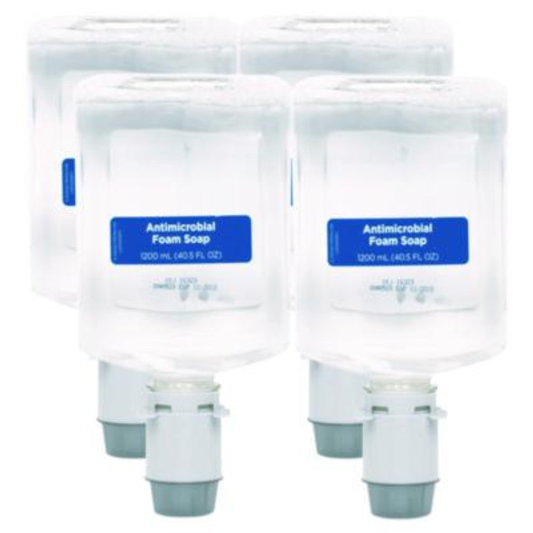 Pacific Blue Ultra Foam Soap Manual Dispenser Refill, Antimicrobial, Unscented, 1,200 Ml, 4/Carton