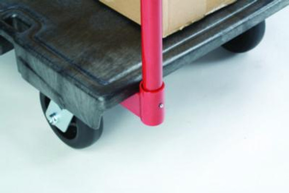 Heavy-Duty Platform Truck Cart, 2,000 Lb Capacity, 24 X 48 Platform, Black