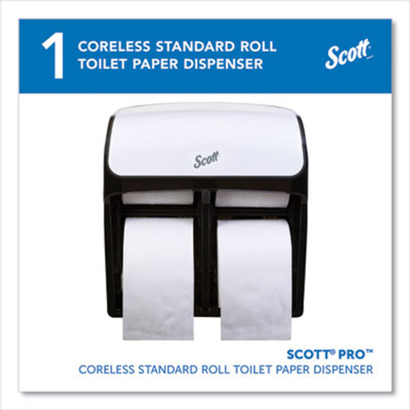 Pro High Capacity Coreless Srb Tissue Dispenser, 11.25 x 6.31 x 12.75, White