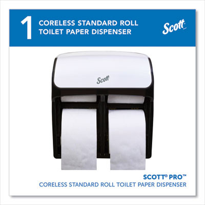 Pro High Capacity Coreless Srb Tissue Dispenser, 11.25 x 6.31 x 12.75, White