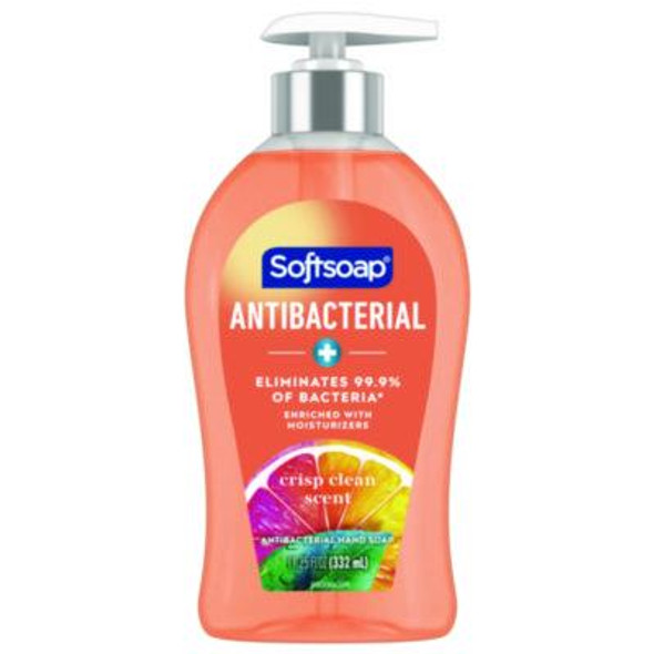 Antibacterial Hand Soap, Crisp Clean Scent, 11.25 Oz, 6/Carton
