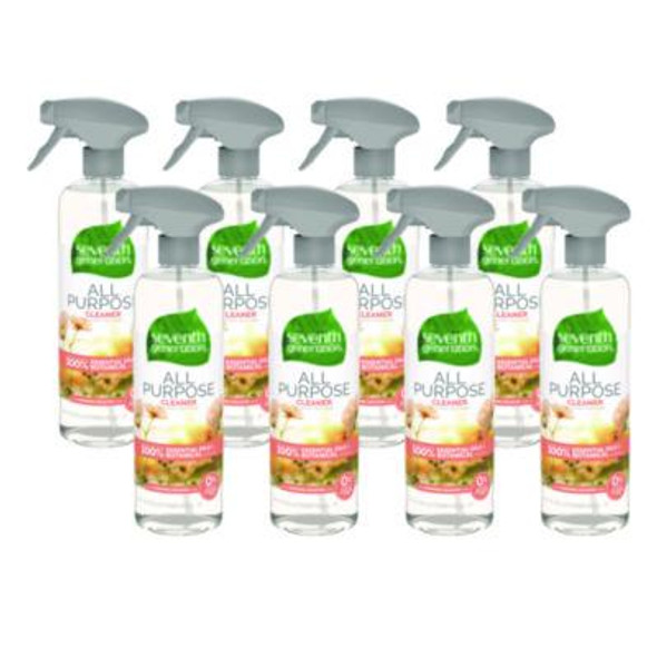 Natural All-Purpose Cleaner, Morning Meadow, 23 Oz Trigger Spray Bottle, 8/Carton